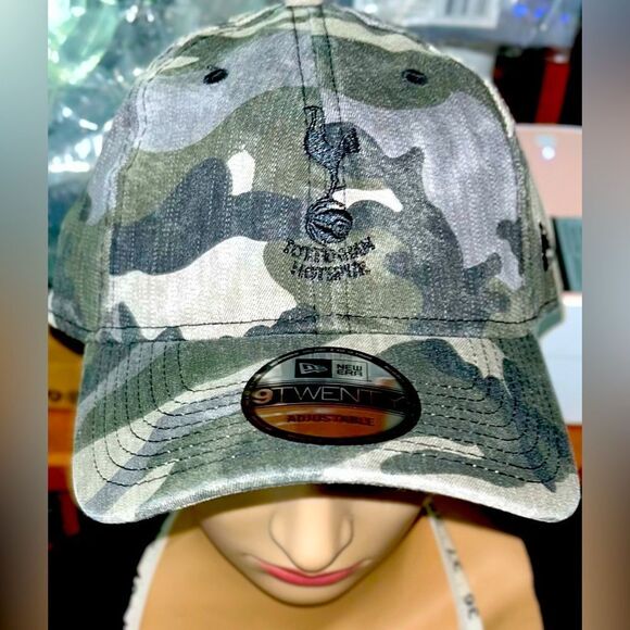 NEWERA 9TWENTY Baseball Hat Camouflage Tottenham Hotspur Core OS Adjustable NEW - Picture 6 of 11